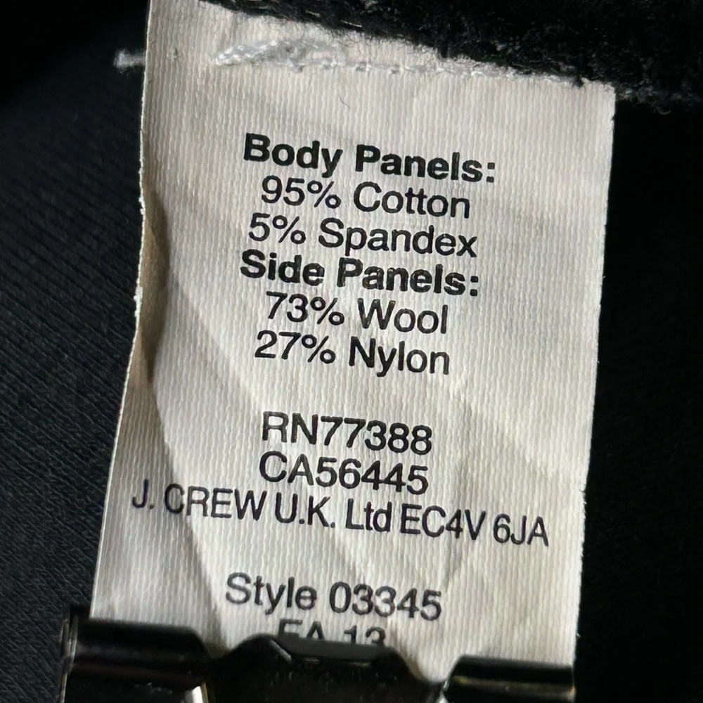 J. Crew Colorblock‎ Sheath Dress Size 6 Black Grey Career Dark Academia